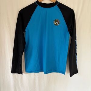 Maui and Sons Vibrant Blue Rash Guard | Size Youth XL |